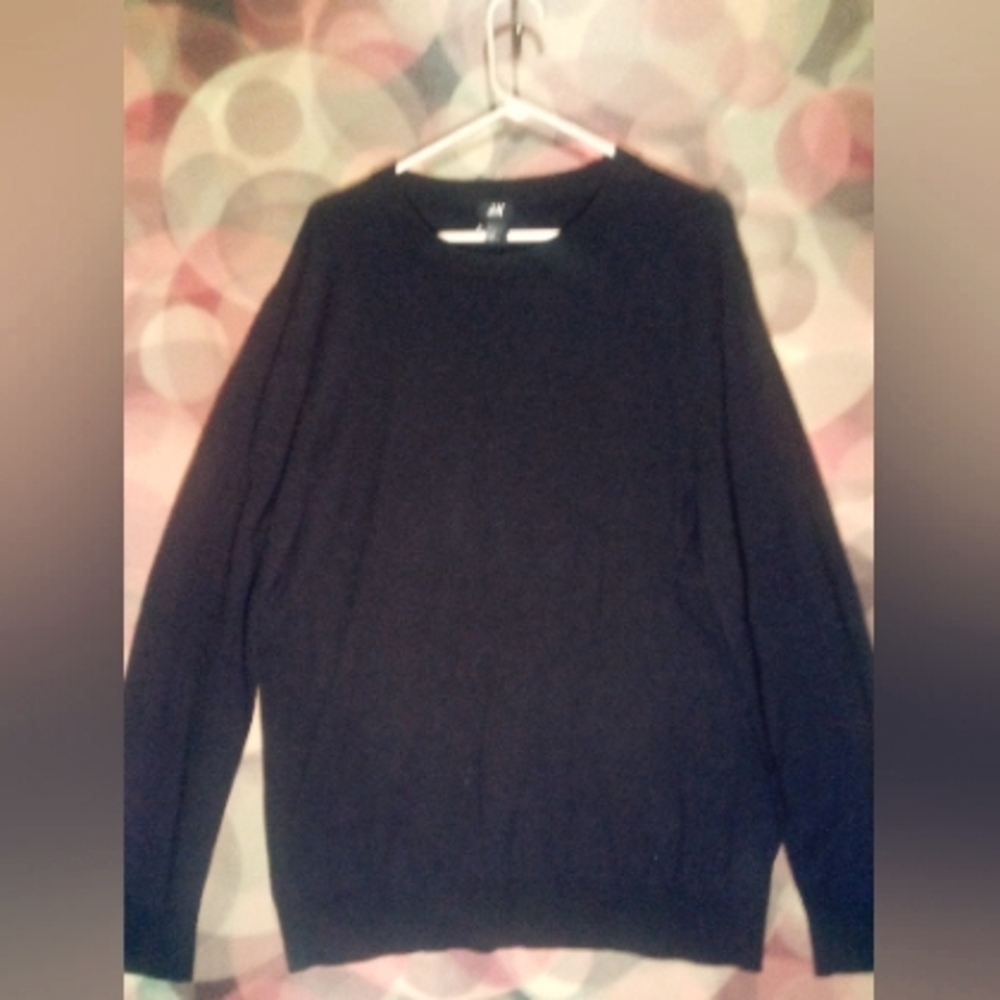 H&M men's black sweater